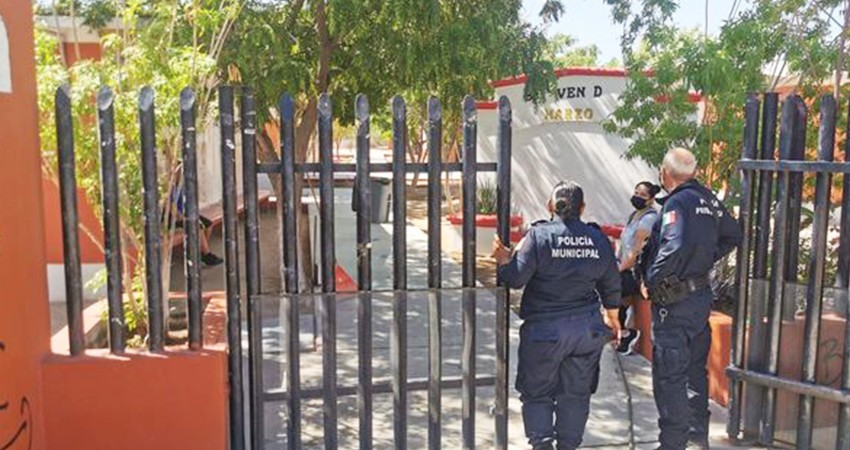 Es más el daño que lo que se roban de escuelas, reconoce jefe policiaco