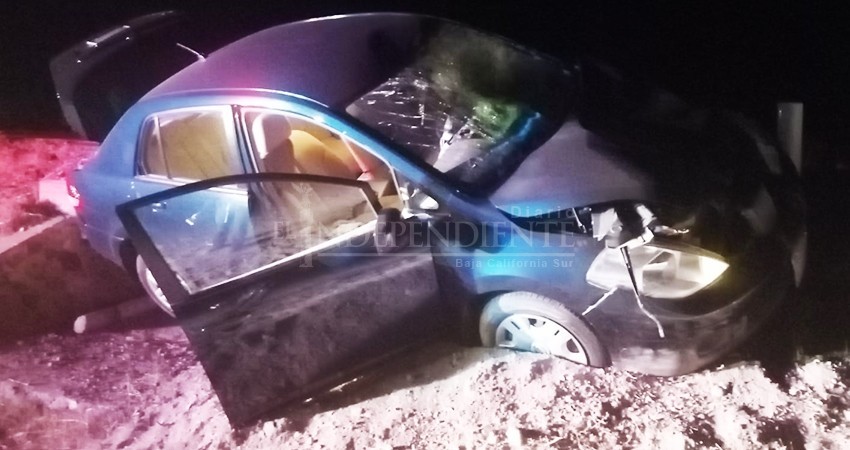 Ganado sueldo sigue causando accidentes en carretera federal