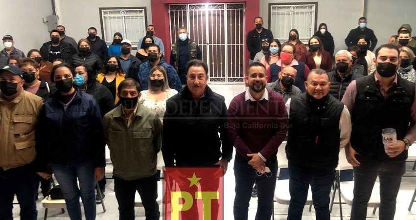 Conforman comisiones ejecutivas y coordinadoras municipales del PT en BCS