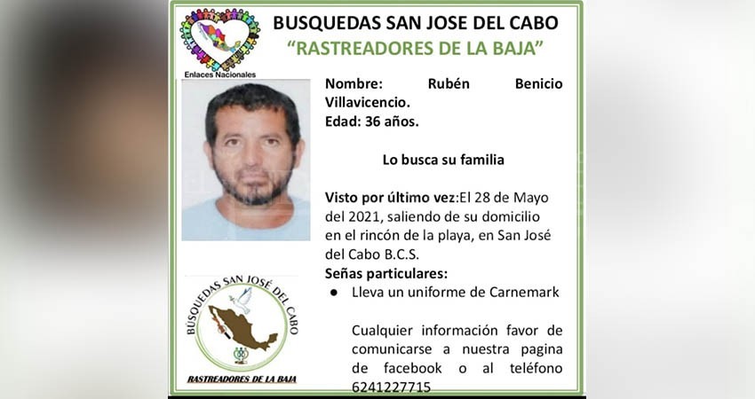 Fueron localizados dos desaparecidos en Los cabos, lamentablemente, sin vida