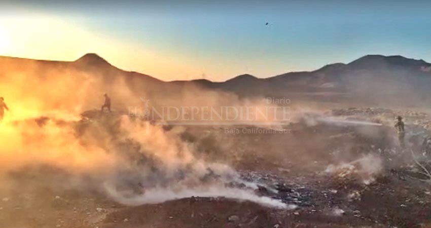Relleno Sanitario se sigue quemando todos los días: Ciudadanos; Solo fue un conato: Quiroga Romero