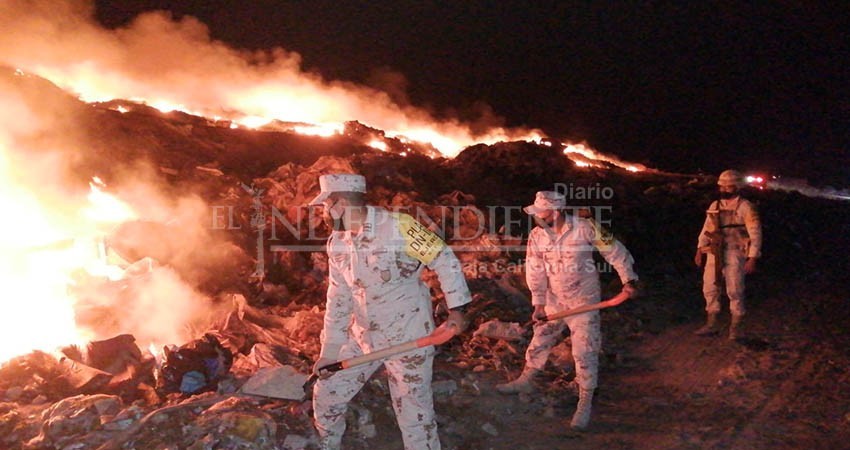 Relleno sanitario: incendios de febrero, sin relación con los de marzo, investigan responsabilidades