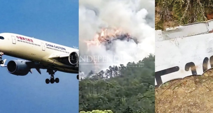 Eastern Airlines con más de 130 personas a bordo se estrella en el sur de China