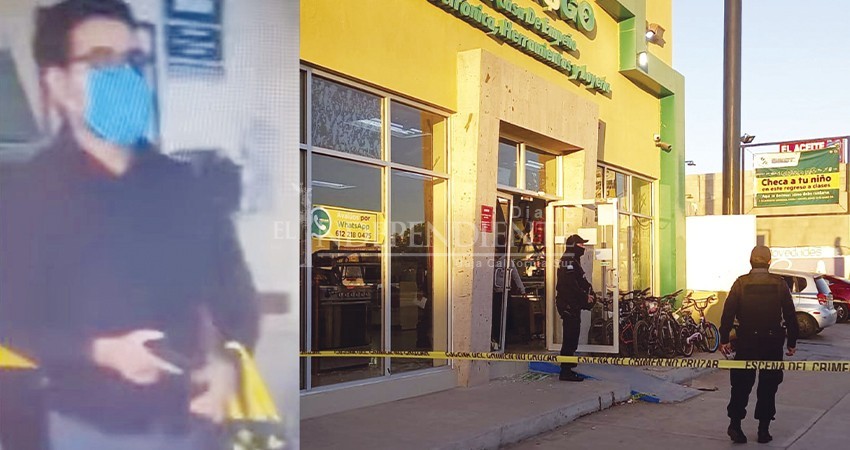 Joyas y relojes se lleva asaltante de una casa de empeño en La Paz