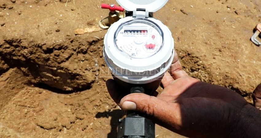 A través de medidores y pago oportuno del servicio de agua, OOMSAPASLC logrará autosuficiencia técnica y financiera