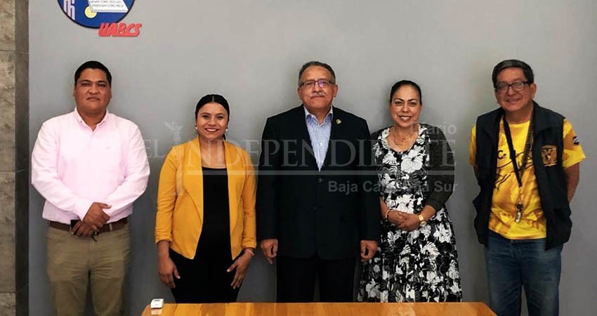 Se reúne rector de la UABCS con presidenta de la Comisión de Seguridad Pública del Congreso del Estado