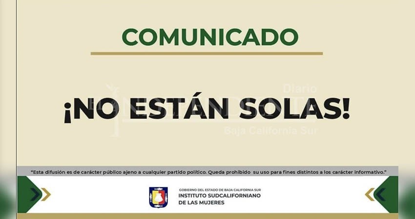 No están solas!; muestra ISMujeres apoyo a mujeres víctimas de violencia