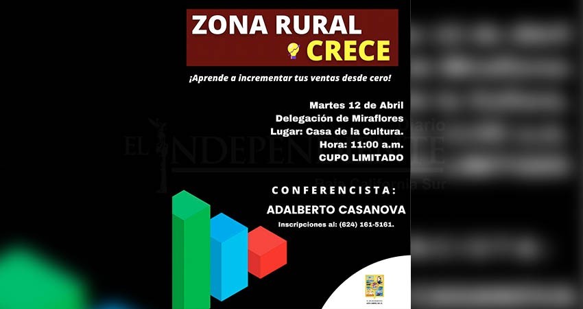 Invitan a emprendedores de Miraflores a participar en el proyecto “Zona Rural Crece”