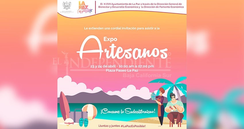 Invitan a la 4ta. edición de la “Expo Artesanos 2022” en La Paz