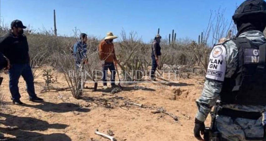 Localizan osamentas humanas  de al menos 4 personas; podrían ser más