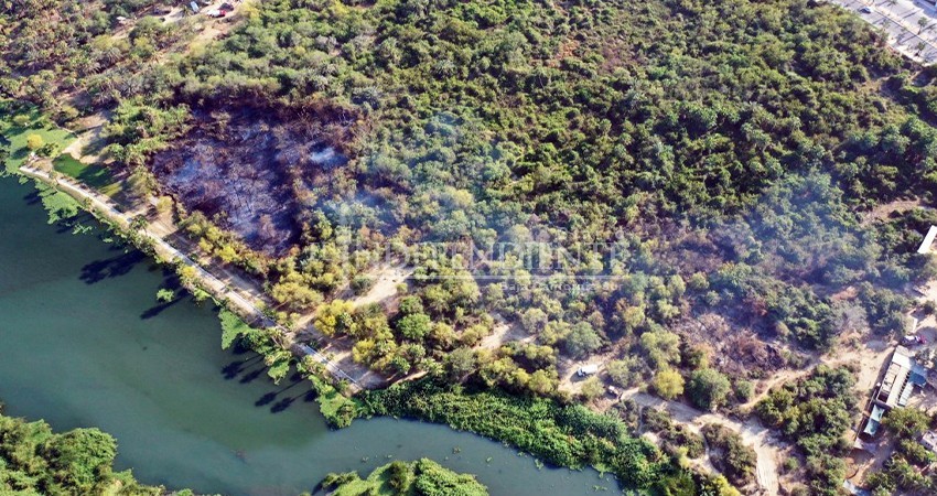 De nuevo... Se incendia el estero josefino