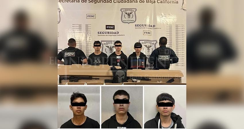 Adolescente de La Paz, es detenido con armas en Tijuana