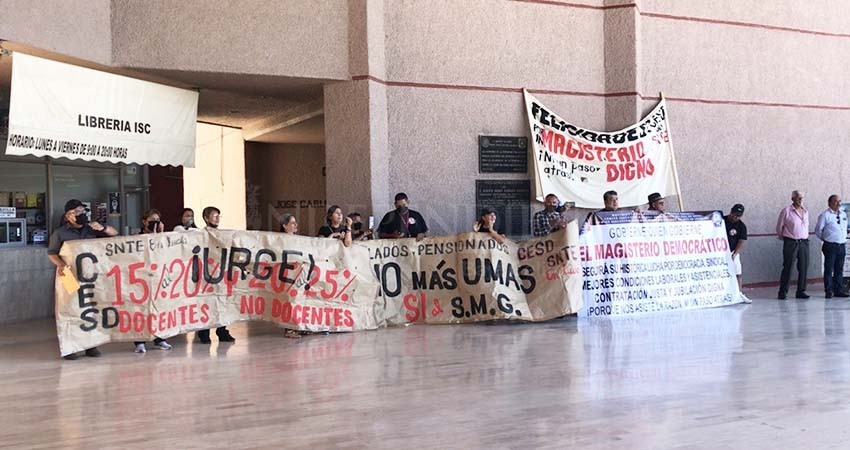 Que ya no se tome el SNTE como trampolín político, demanda el magisterio disidente