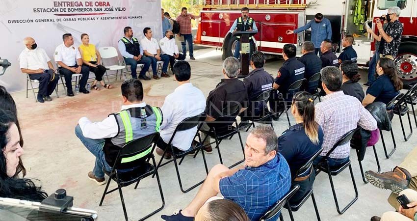 Inauguran nueva estación de bomberos en San José Viejo