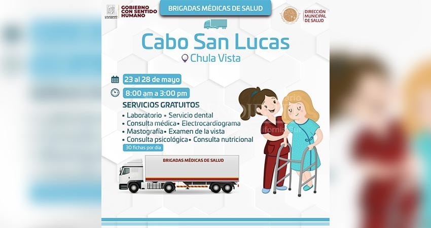 Este lunes inicia el 2do recorrido de las Brigadas Médicas de Salud por Los Cabos