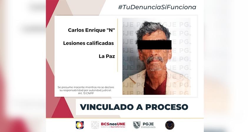 Por lesiones calificadas con ventaja queda en prisión preventiva Carlos “N”