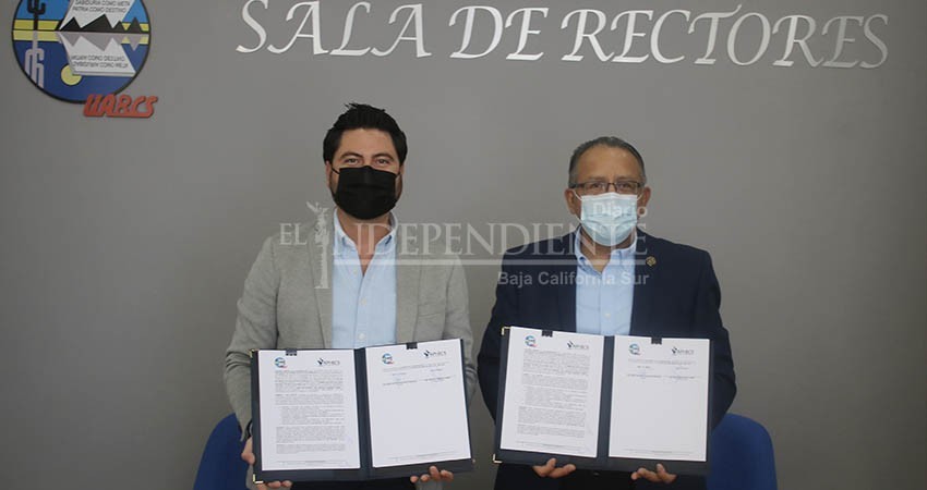 Firman UABCS y API de BCS convenio de colaboración