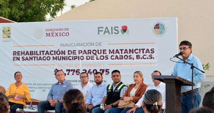 Rehabilita y concluye Ayuntamiento de Los Cabos parque Matancitas en la delegación de Santiago