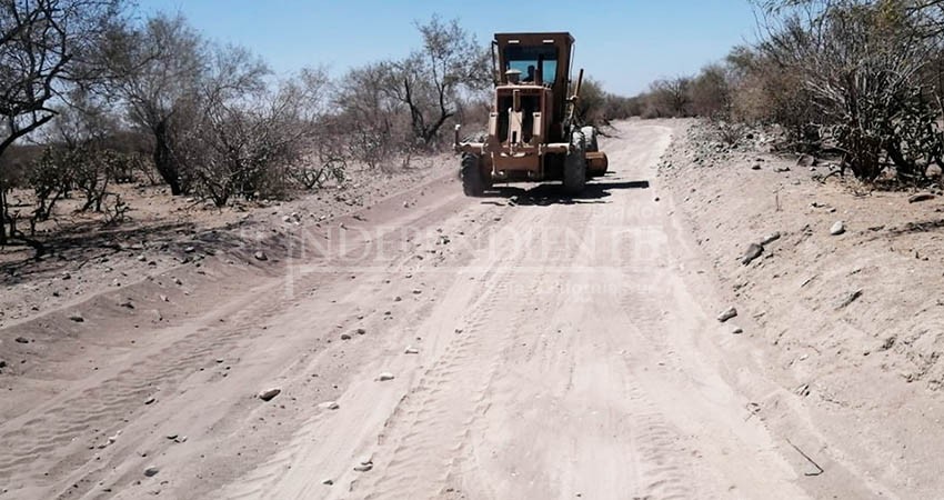 Rehabilita Servicios Públicos 132 kilómetros de caminos en Los Dolores