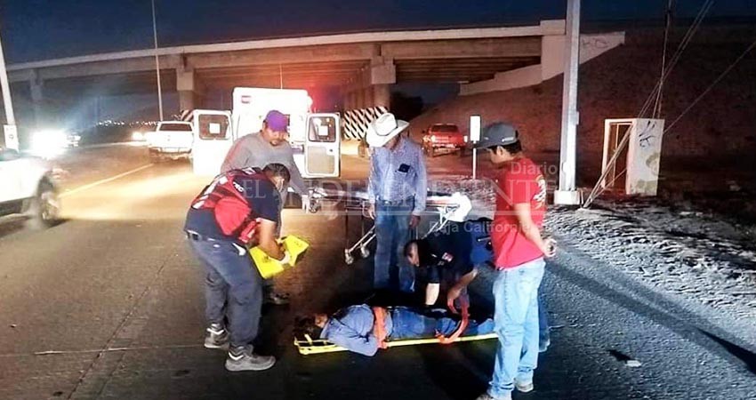 Fallece masculino por atropellamiento en Chametla