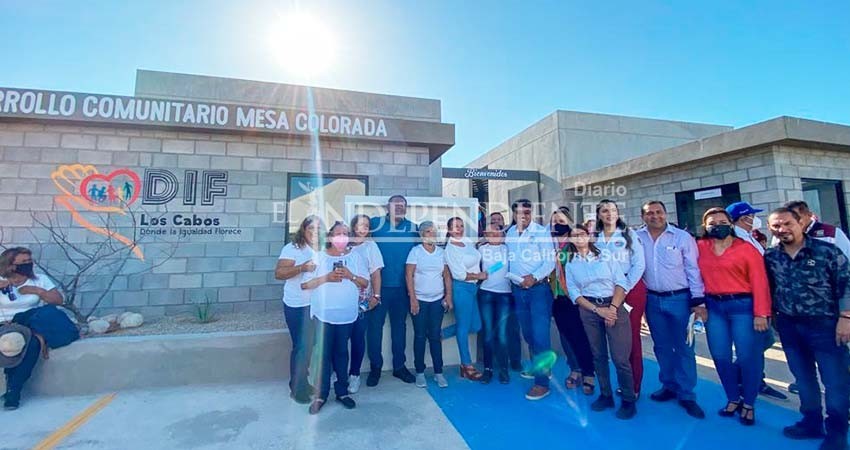 Inauguran el Centro de Desarrollo Comunitario de Mesa Colorada; se beneficiará a 980 personas