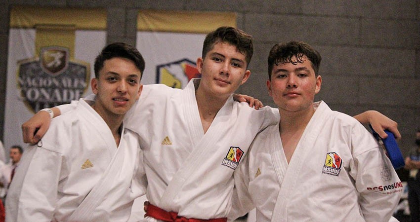 Cierra el karate de BCS con plata y bronce en JNC2022