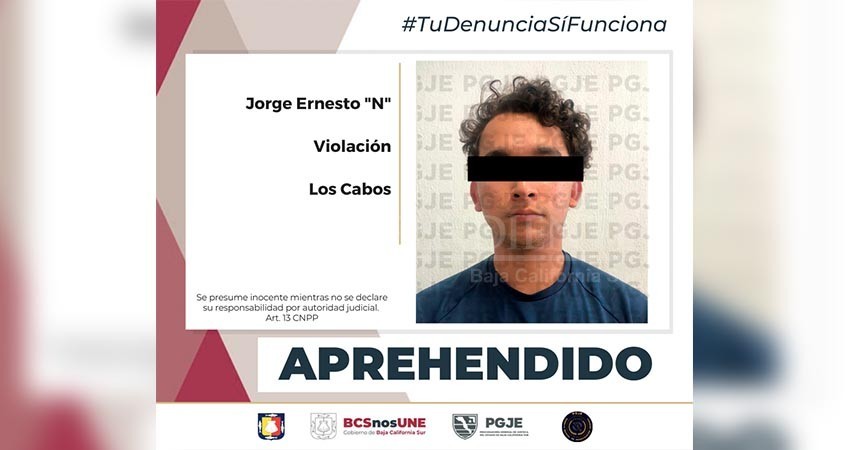 Cumplimenta PGJE orden de aprehensión contra sujeto por violación
