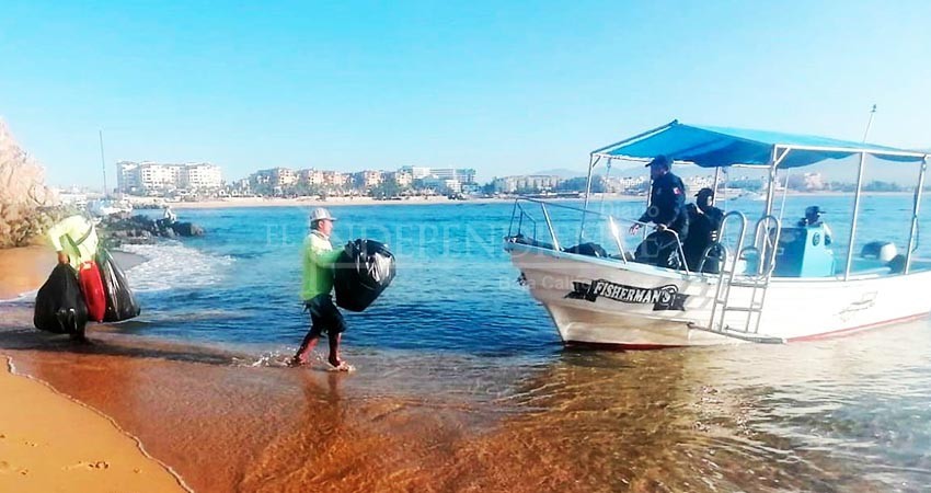 Atiende ZOFEMAT llamado de la Capitanía de Puerto para inspeccionar la playa “Pelicanos” en CSL