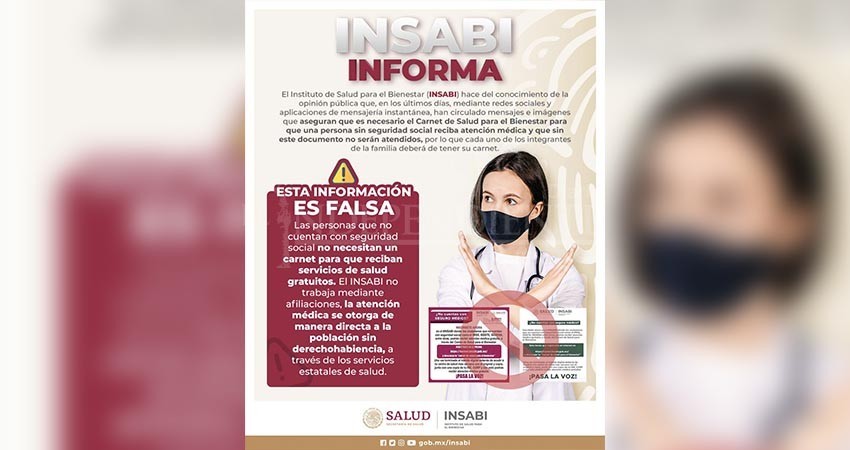 Advierten sobre información falsa y fraudulenta de atención médica
