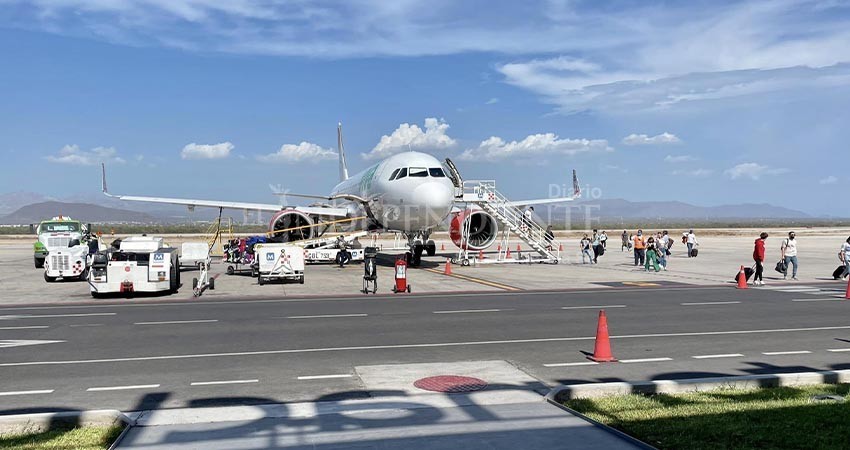 En lo que va del 2022, BCS superó los 2 millones de pasajeros que llegan vía aérea