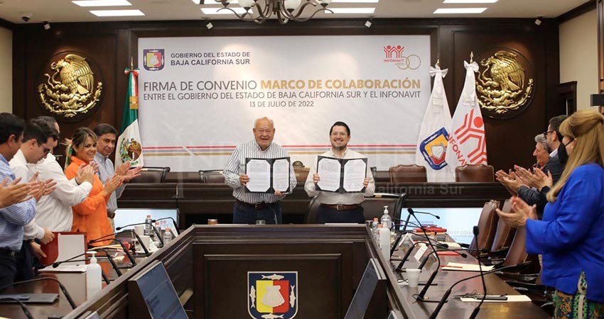 Gobierno de BCS e INFONAVIT, facilitarán acceso a vivienda