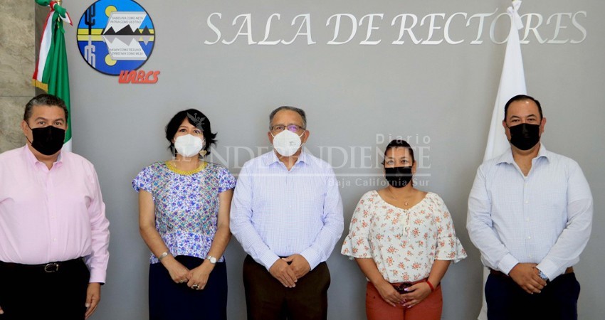 Rector de la UABCS se reúne con vicecónsul de Guatemala en Tijuana