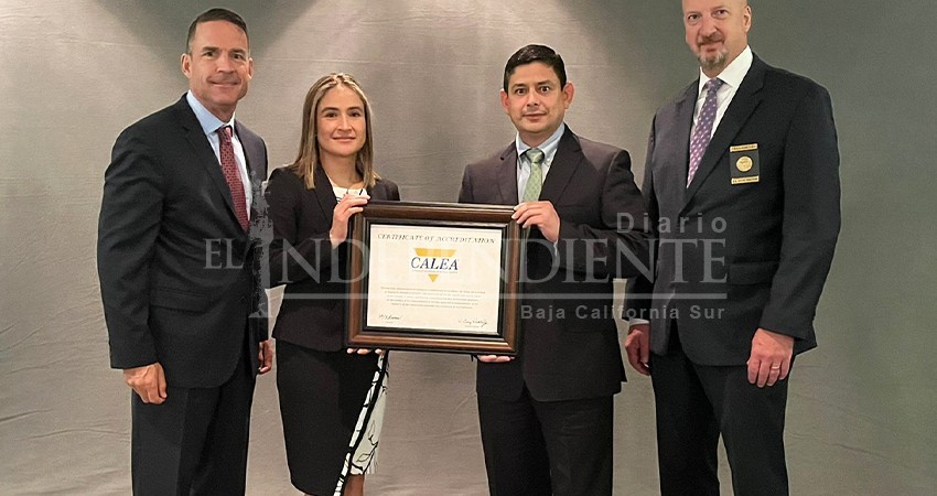 Recibe policía estatal preventiva acreditación internacional