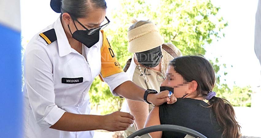 Más de 117 mil dosis de vacunas Covid se han aplicado a menores de edad en BCS