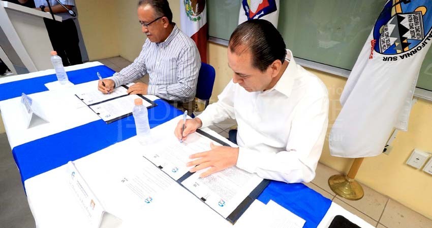 PGJE y UABCS establecen convenio de trabajo con el objetivo de capacitación y actualización