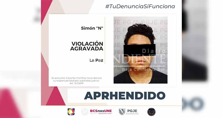 Aprehenden a imputado por violación agravada en La Paz