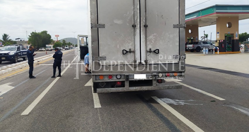 Grave masculino atropellado en El Pescadero