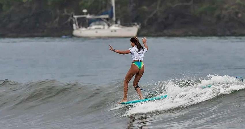 Obtuvo Coral Bonilla el Cobre en Panamericanos de Surf Panamá 2022