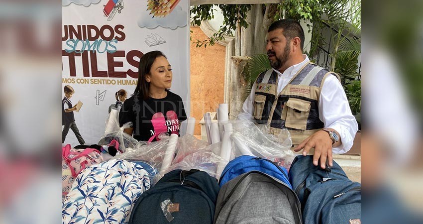 Gobierno de Los Cabos instala el centro de acopio para la campaña “Unidos Somos Útiles”