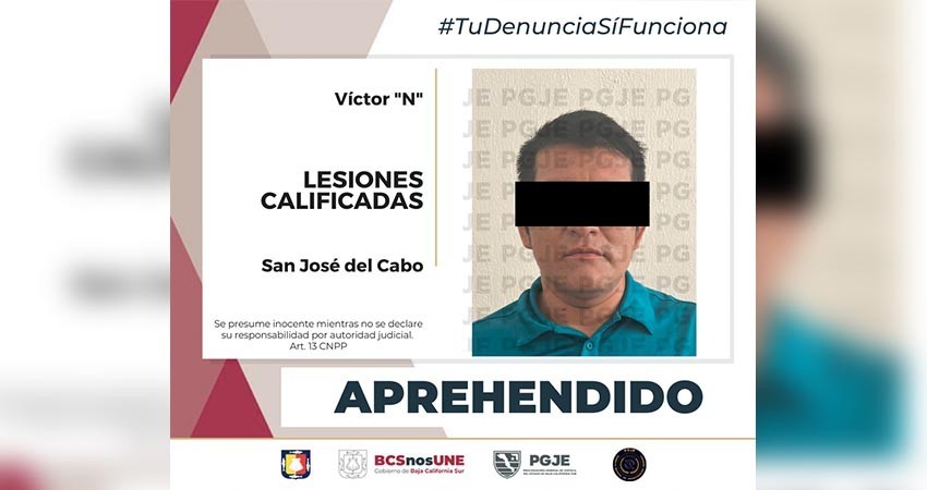 Cumplimenta PGJE orden de aprehensión contra imputado por lesiones calificadas