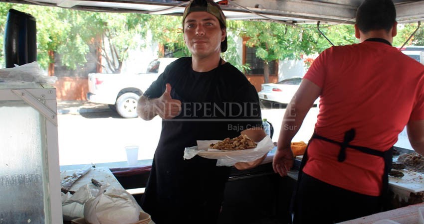 “Quien no ha probado tacos del correo, no ha venido a La Paz”