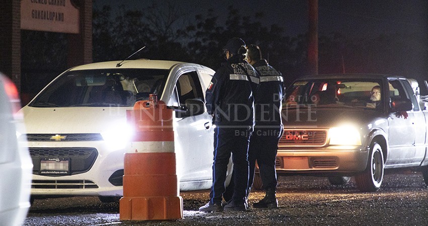 Tras implementación de alcoholímetro, 19 personas resultaron en estado de ebriedad