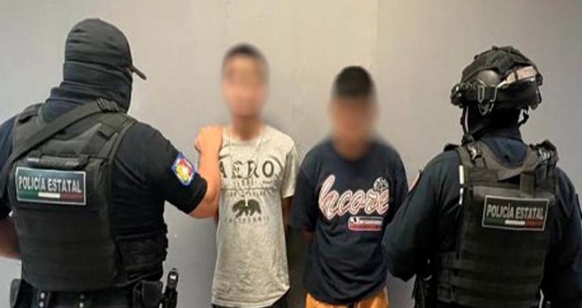 Dos presuntos narcomenudistas son detenidos por elementos de la PEP