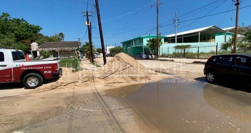 Se registran importantes derrames de aguas residuales en Los Cabos