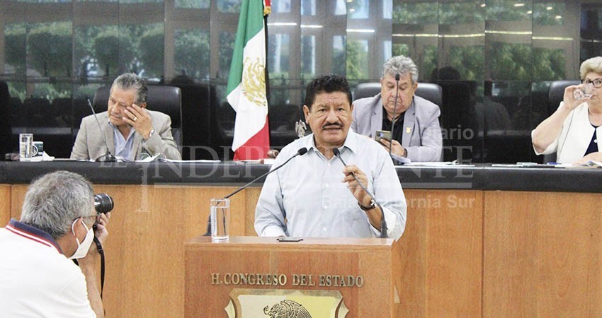 Pide diputado Armando Martínez reparación de caminos de La Paz