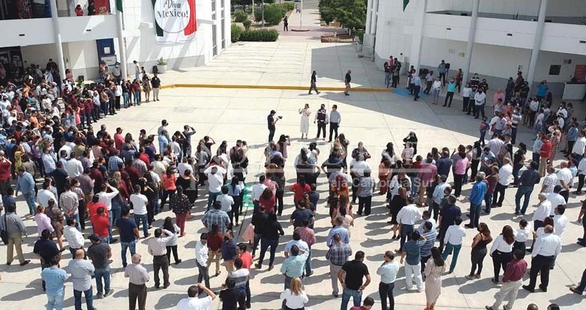 Ayuntamiento de La Paz se unió al Simulacro Nacional 2022