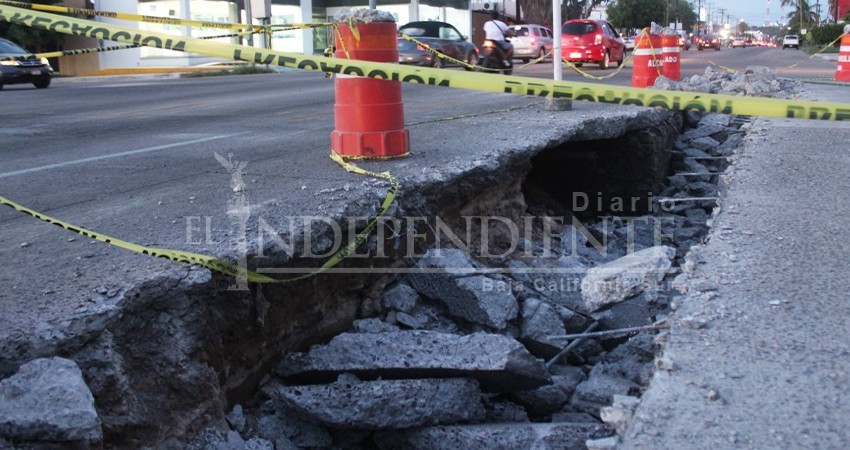 Gastaremos 160 MDP anuales en drenajes de La Paz por nulo mantenimiento: Quiroga Romero