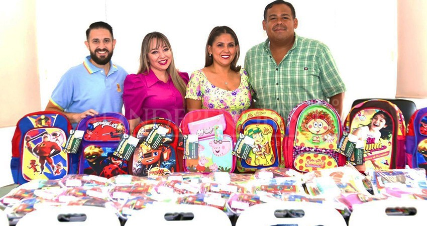 Entregan mochilas y útiles escolares a estudiantes de la zona rural de CSL