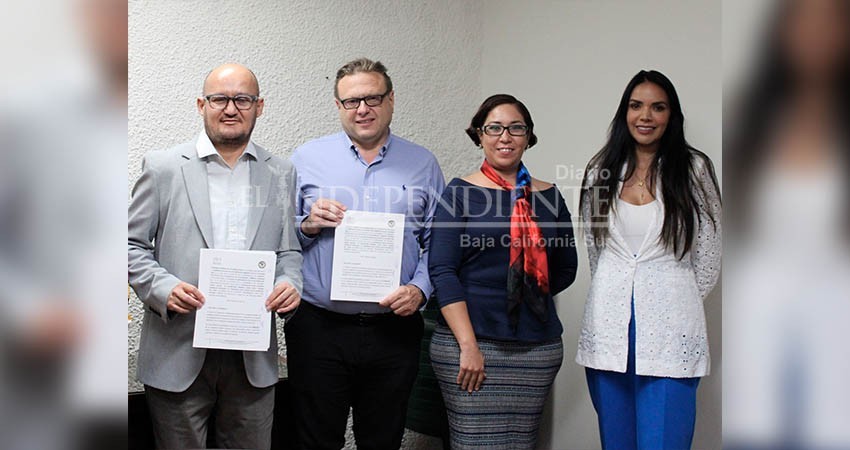Firman convenio de colaboración CEDHBCS y Colegio de Abogados del Estado