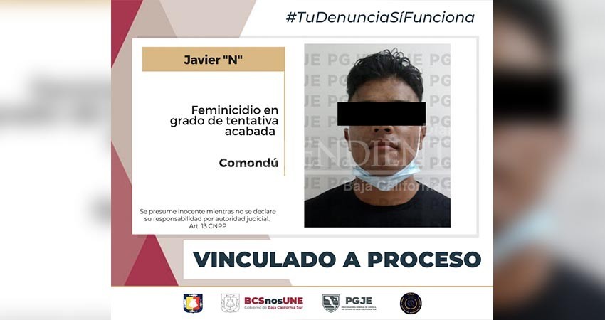 Por feminicidio en grado de tentativa, vinculan a proceso de Javier “N”